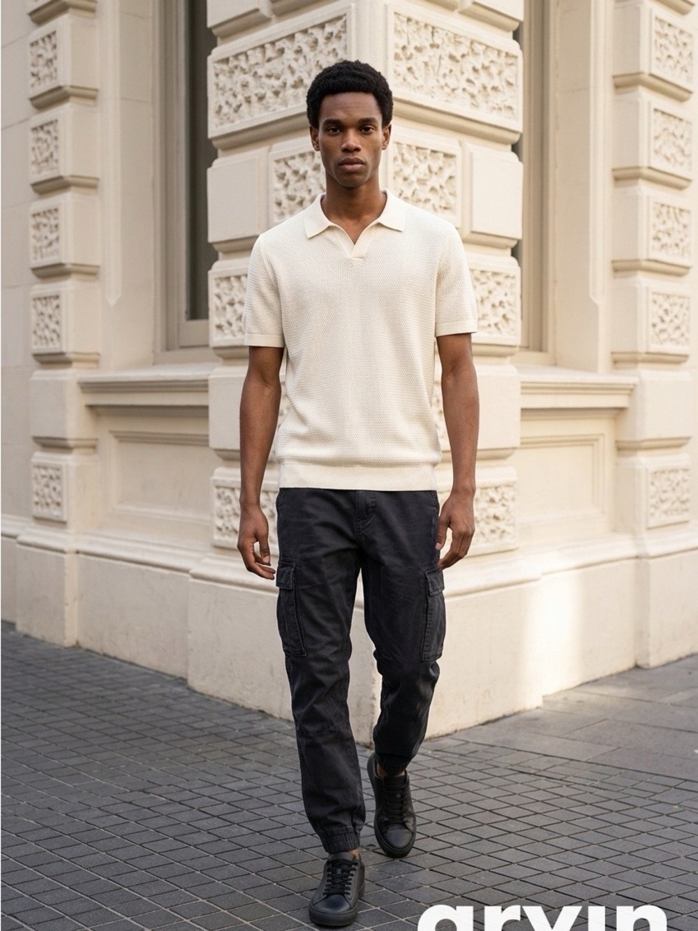 Hollister Navy Joggers with Cargo Pockets